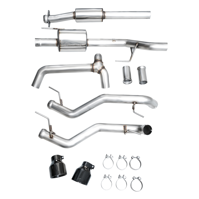 Ford F-150 Performance Exhaust - AWE Tuning - 0FG Resonated Cat-Back - Diamond Black - `21-`27